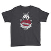bad cat   gatos locos Youth Tee