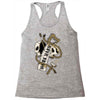 work hard until die Racerback Tank