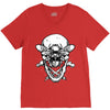 butter skull black V-Neck Tee