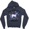 i'm really a unicorn Zipper Hoodie