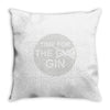time for the gin Throw Pillow