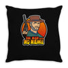 the man with no face Throw Pillow