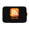 rss feed me Laptop sleeve
