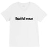 beautifull woman V-Neck Tee