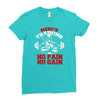 merc's gym training Ladies Fitted T-Shirt