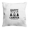 Happy Camper Throw Pillow