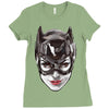 catwoman Ladies Fitted T-Shirt