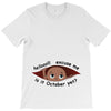 October Peeking Out Baby Boy T-Shirt