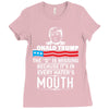 Donald trump The D Is Missing Ladies Fitted T-Shirt