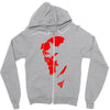 superhero cool Zipper Hoodie