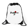 sagittarius zodiac rose Drawstring Bags