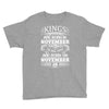 Real Kings Are Born On November 26 Youth Tee
