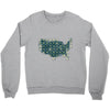 periodic table of the states Crewneck Sweatshirt