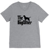 the dogfather labrador retriever V-Neck Tee