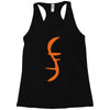 helix of heroes funny retro sci fi superhero symbol cool logo Racerback Tank