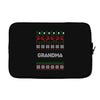 ugly christmas grandma Laptop sleeve