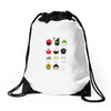 cupcake costume party Drawstring Bags