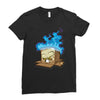 sticker box Ladies Fitted T-Shirt