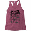 pirate crossword Racerback Tank