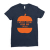 halloween forget candy give me tacos pumpkin Ladies Fitted T-Shirt