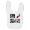 bears beets battlestar galactica Baby Bibs