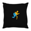 Portal Man Throw Pillow