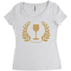 drinking logo Women's Triblend Scoop T-shirt