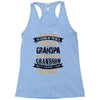 Super Cool Grandpa Of A Freaking Awesome Grandson Racerback Tank