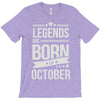 legends are born in october T-Shirt