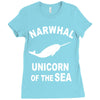 narwhals Ladies Fitted T-Shirt