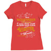 I'm a november woman I was born with my heart Ladies Fitted T-Shirt