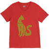 cats V-Neck Tee