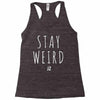 Juanpa Zurita Stay Weird Racerback Tank