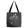 camp fire Tote Bags