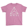 mmxi roman numerals triangle Youth Tee