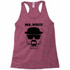 mr. white Racerback Tank