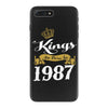 kings are born in 1987 iPhone 7 Plus Case