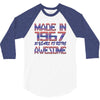 made in 1967 50 years of being awesome 3/4 Sleeve Shirt