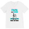 papa und sohn V-Neck Tee