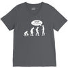 banksy funny human evolution indie V-Neck Tee