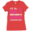 all this girl cares about is soccer and like maybe 3 people Ladies Fitted T-Shirt