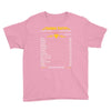 Taurus Facts Zodiac Youth Tee