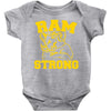 ram strong Baby Onesie