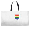 LGBT Pocket Rainbow Colors Weekender Totes