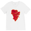 isla nublar V-Neck Tee