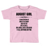 Super August Girl Toddler T-shirt