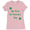 my first st patricks day Ladies Fitted T-Shirt