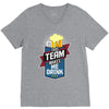 drinking beer V-Neck Tee