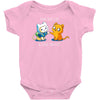 finn the cat &amp; jake the cat Baby Bodysuit