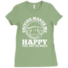driving makes me happy younot so much Ladies Fitted T-Shirt